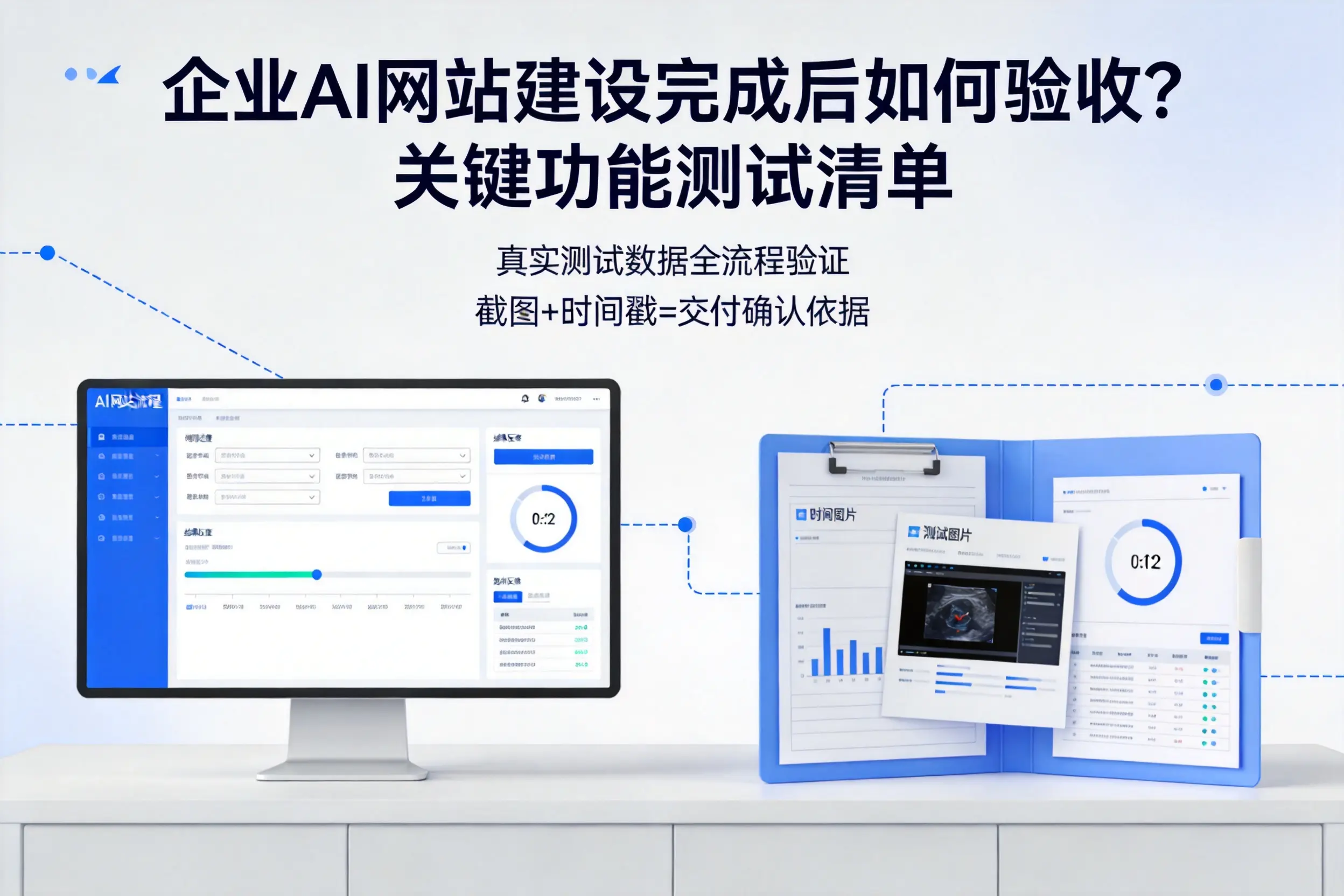 清远企业AI网站建设完成后如何验收?关键功能测试清单