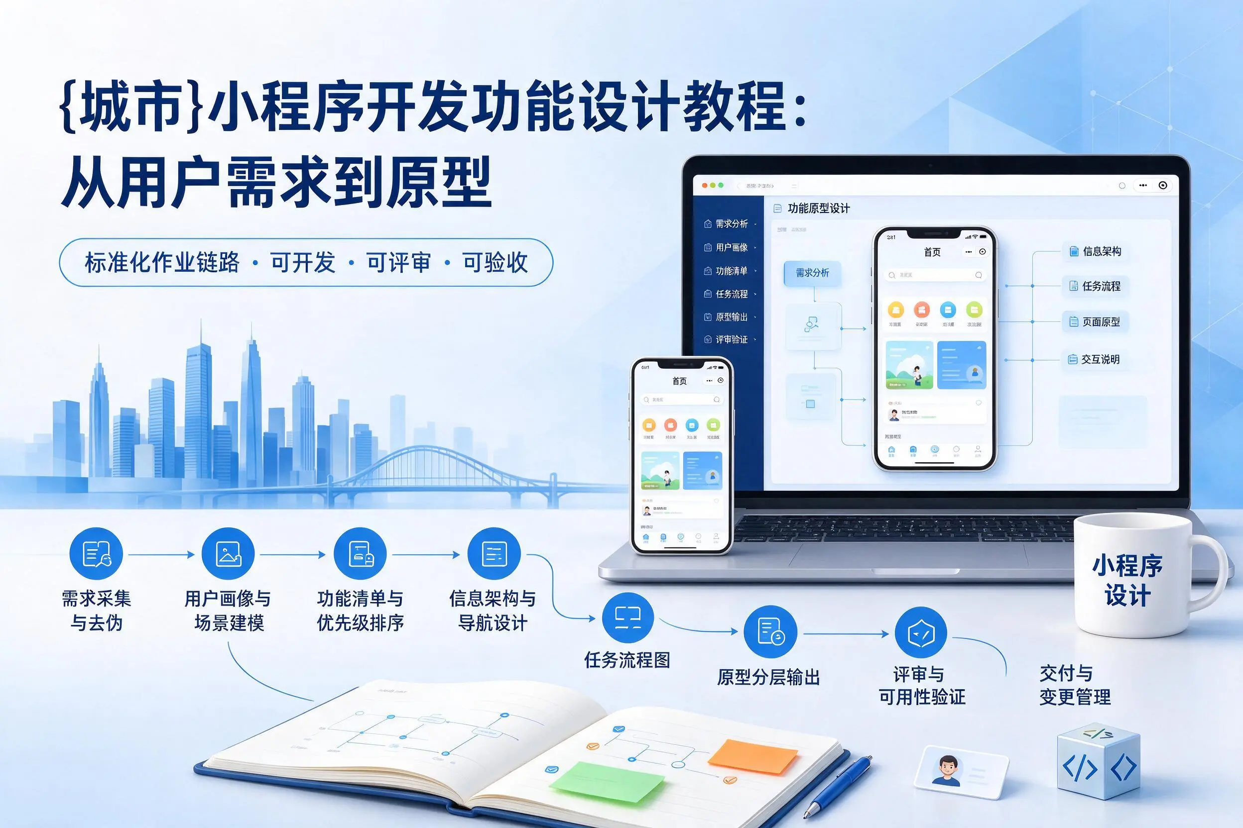 清远小程序开发功能设计教程：从用户需求到原型