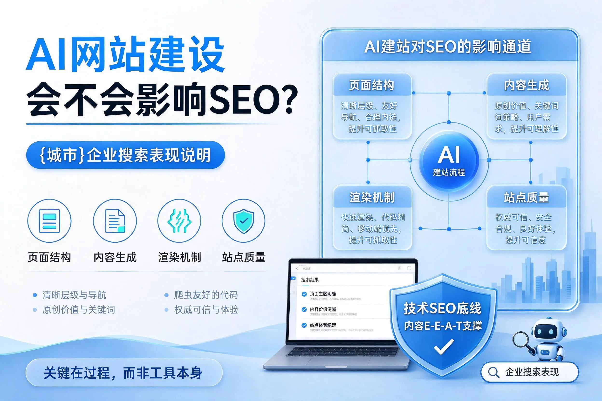 AI网站建设会不会影响SEO？清远企业搜索表现说明