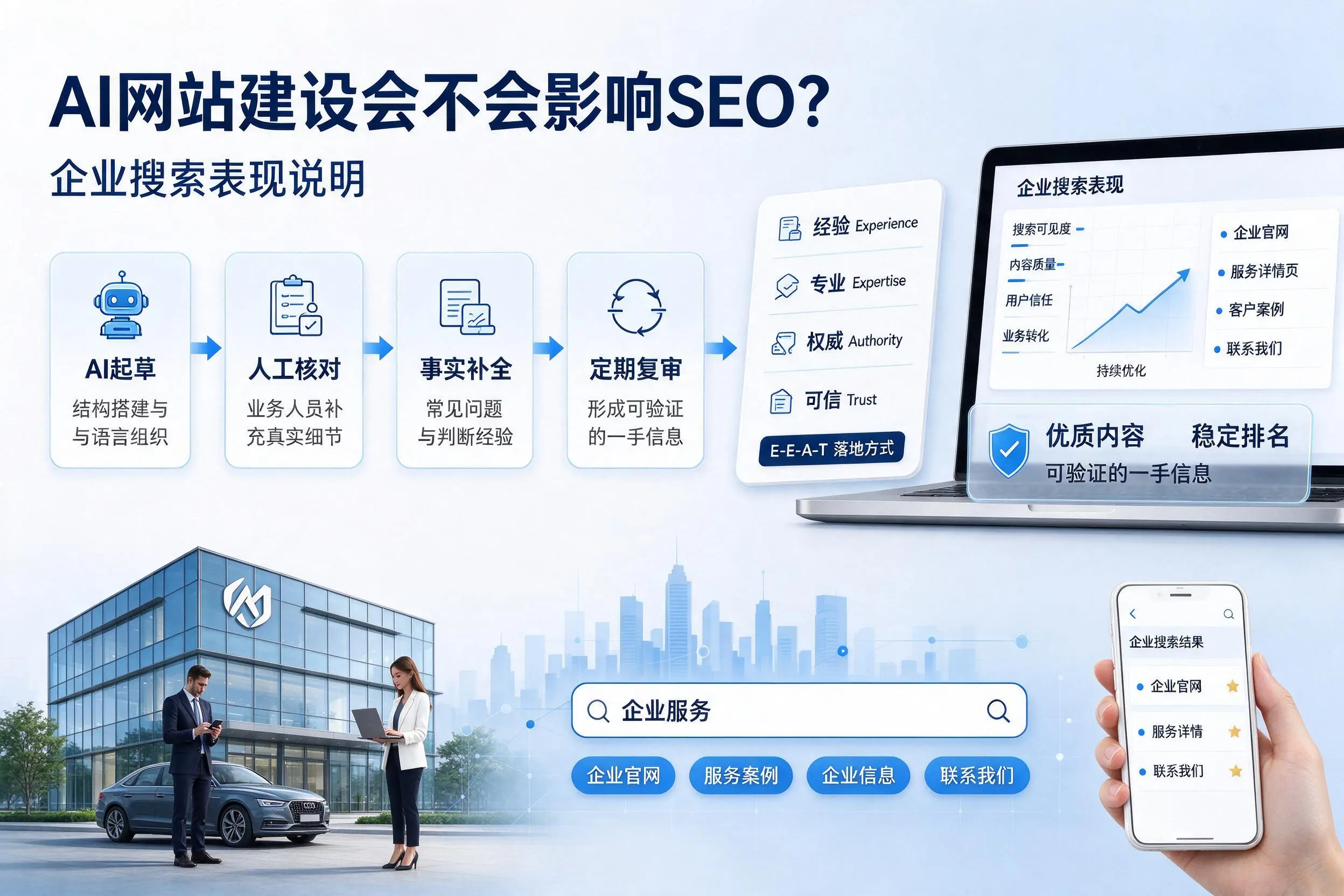 AI网站建设会不会影响SEO？清远企业搜索表现说明