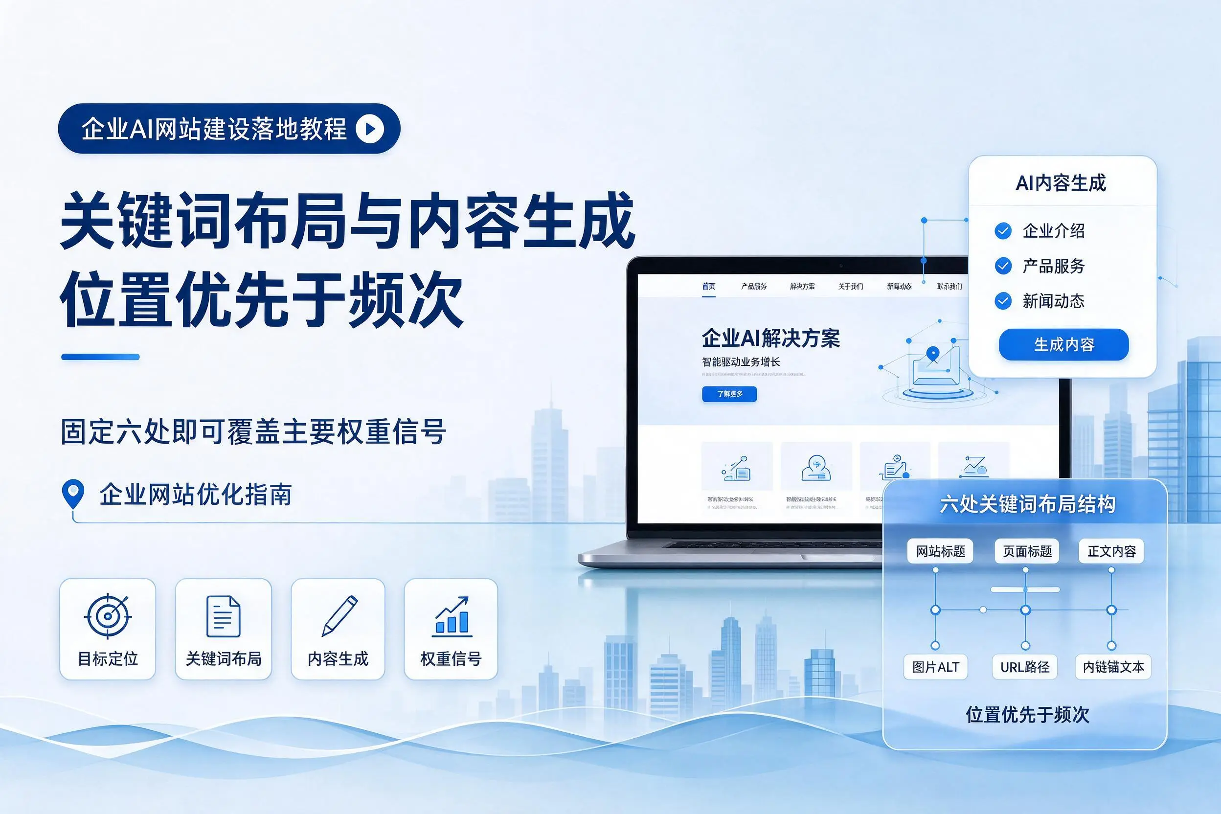 清远企业AI网站建设落地教程：关键词布局与内容生成