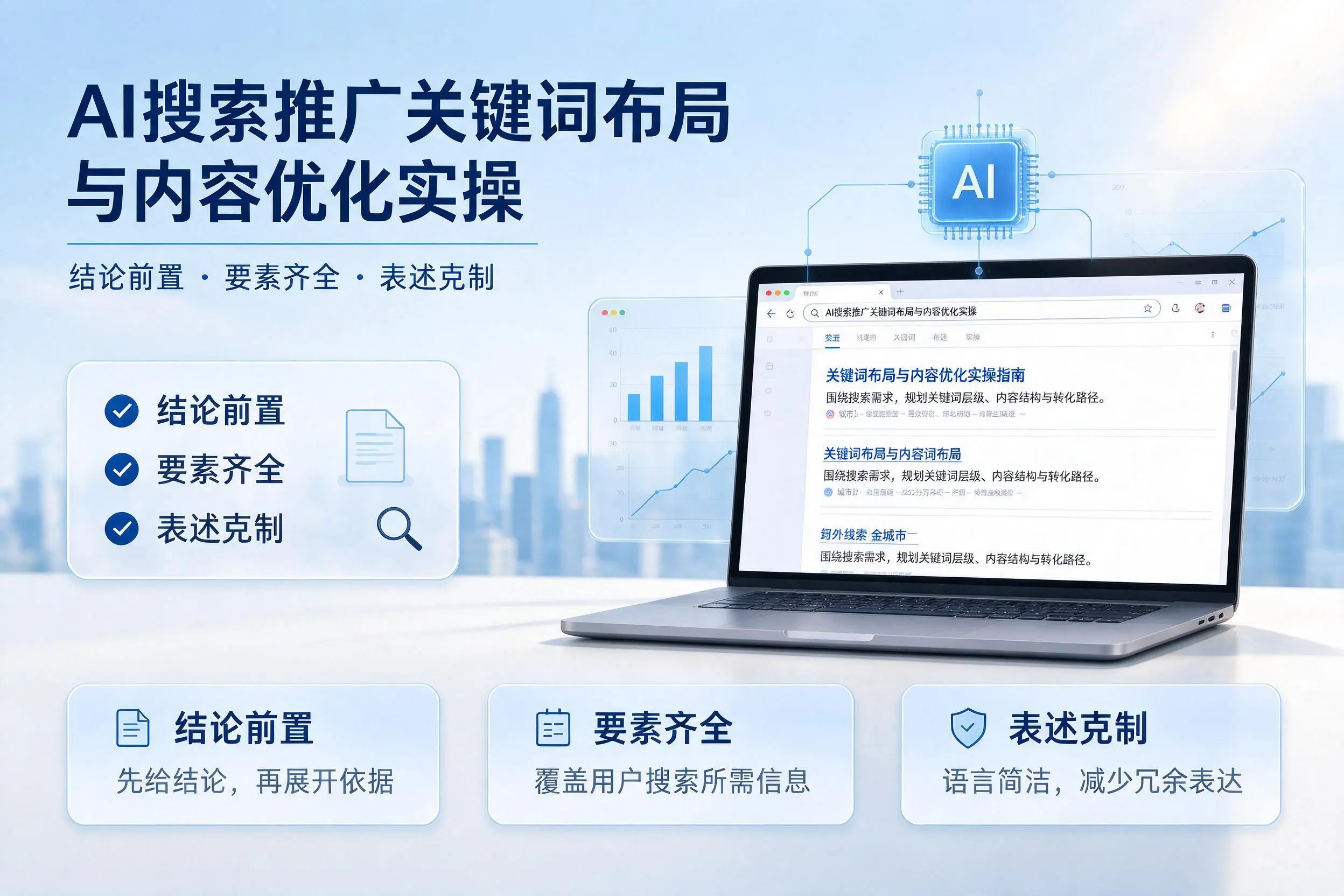 清远AI搜索推广关键词布局与内容优化实操